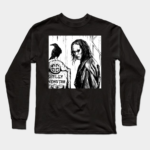 The Crow Long Sleeve T-Shirt by Art Of Lunatik